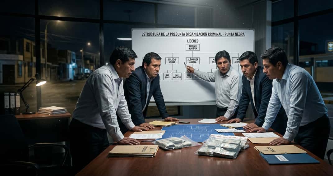 Municipalidad punta negra organizacion criminal 2023 2026